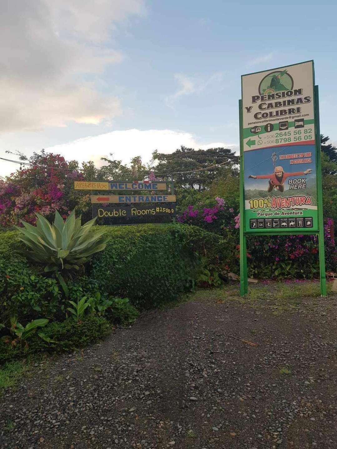 Pension Y Cabinas Colibri B&B Costa Rica Monteverde Exterior foto